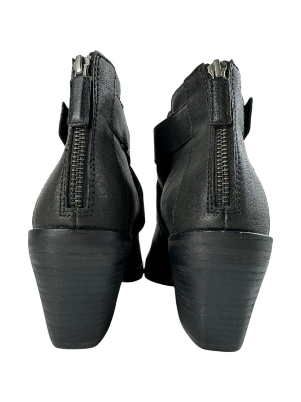Women's Designer Eileen Fisher Ankle Boots – All Leather, Block Heel, Size 10 - Picture 6 of 10